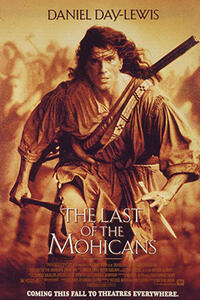 Poster art for "The Last Of the Mohicans."