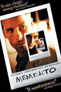 Poster art for "Memento."