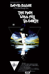 Poster art for "The Man Who Fell To Earth."