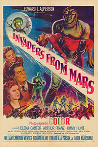Poster art for "Invaders From Mars."