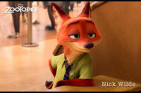 Character poster for "Zootopia."