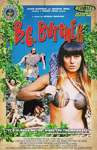 Poster art for "B.C. Butcher." 