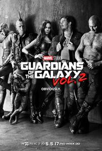 Guardians of the Galaxy Vol. 2 poster art