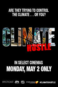 Poster art for "Climate Hustle."