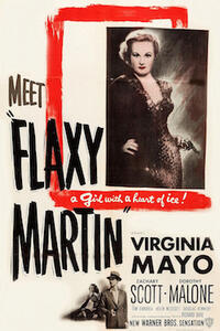 Poster art for "Flaxy Martin."