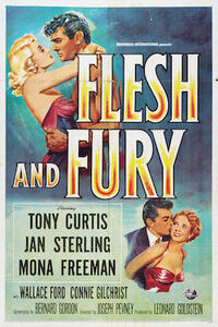Poster art for "Flesh and Fury."
