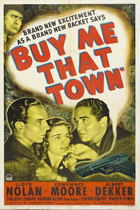 Poster art for "Buy Me That Town."