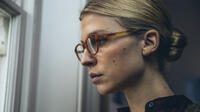 Clemence Poesy as Kate in "The Ones Below."