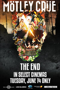 Poster art for "Mötley Crüe: The End."