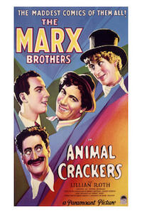 Poster art for "Animal Crackers."