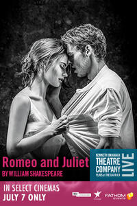 Poster art for "Branagh Theatre Live: Romeo and Juliet."
