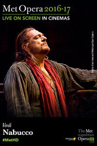Poster art for "The Metropolitan Opera: Nabucco."