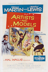 Poster art for "Artists and Models."