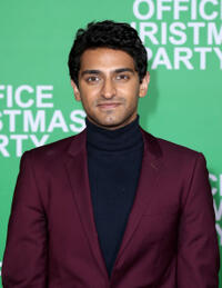Karan Soni at the California premiere of "Office Christmas Party."