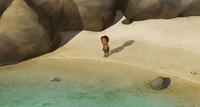 A scene from "The Red Turtle."