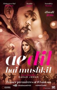 Ae Dil Hai Mushkil poster art
