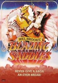 Poster art for "Blazing Saddles."