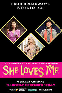 Poster art for "She Loves Me."
