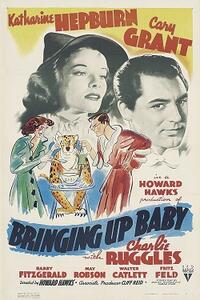 Poster art for "Bringing Up Baby."
