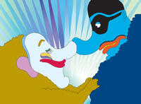 A scene from "Yellow Submarine."