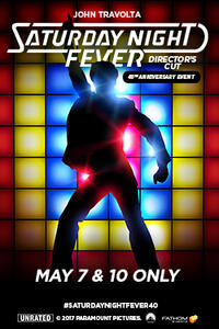 Poster art for "Saturday Night Fever 40th Anniversary."