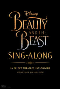 Beauty and the Beast Sing-Along poster art