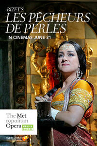 Poster art for "Les Pêcheurs de Perles Met Summer Encore."