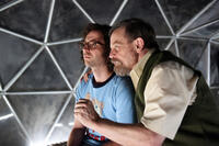 Left to right: Kyle Mooney as James and Mark Hamill as Ted in "Brigsby Bear." 