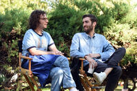 Left to right: Kyle Mooney and Director Dave McCary on set in "Brigsby Bear."