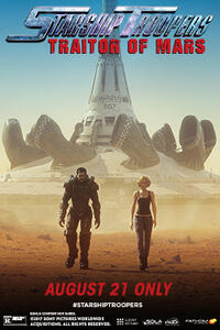 Poster art for " Starship Troopers: Traitor of Mars." 