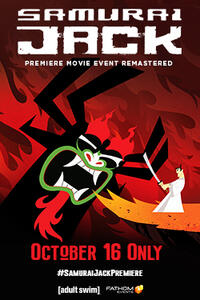 Poster art for "Samurai Jack: The Premiere Movie Event (Remastered)."