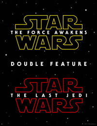 Star Wars Double Feature poster art