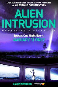Poster art for "Alien Intrusion: Unmasking a Deception."