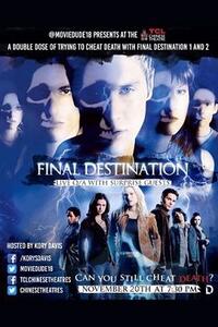 Poster art for "Moviedude: Final Destination Dbl Ft. w/ Q&A."
