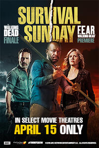 Poster art for "Survival Sunday: The Walking Dead/Fear the Walking Dead."