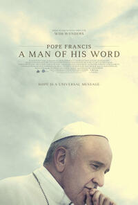 Pope Francis - A Man of His Word poster art