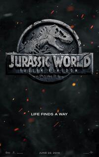 Jurassic World: Fallen Kingdom poster art
