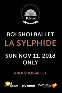 Poster art for " Bolshoi Ballet: La Sylphide (2018)."