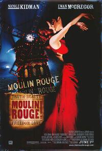 Poster art for "Moulin Rouge."