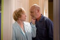 Shirley Maclaine as Estelle and Hector Elizondo as Edgar in "Valentine's Day."