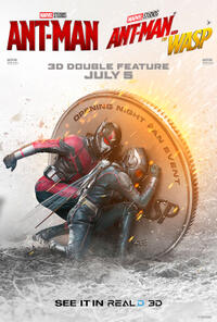 Double Feature - Ant-Man & The Wasp poster art