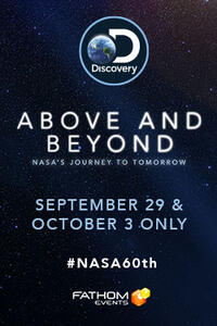 Poster art for "Above and Beyond: NASA's Journey to Tomorrow".