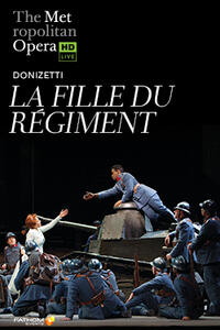 Poster art for "The Metropolitan Opera: La Fille du Régiment Encore".