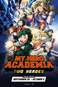 My Hero Academia: Two Heroes poster art