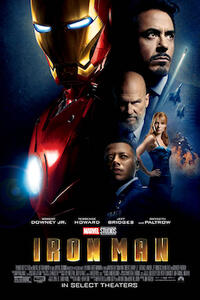 Poster art for "Marvel Studios 10th: Iron Man: The IMAX Experience".