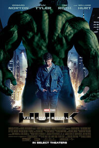 Poster art for "Marvel Studios 10th: The Incredible Hulk: The IMAX Experience".