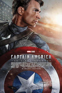 Poster art for "Marvel Studios 10th: Captain America: The First Avenger: The IMAX Experience".