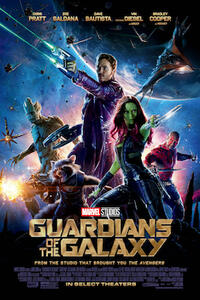 Poster art for "Marvel Studios 10th: Guardians of the Galaxy: An IMAX 3D Experience".