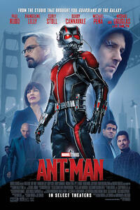 Poster art for "Marvel Studios 10th: Ant-Man: An IMAX 3D Experience".
