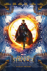 Poster art for "Marvel Studios 10th: Doctor Strange: An IMAX 3D Experience".